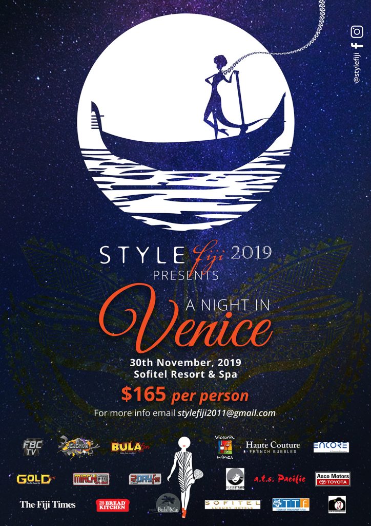 19Style A3 Poster - Night in Venice